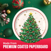 Bulk Sparkling Spruce Luncheon Plates 7