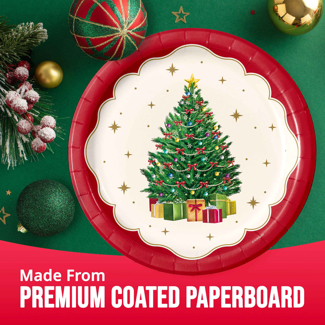 Bulk Sparkling Spruce Dinner Plates 9" (96 per Case)