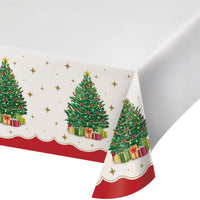 Sparkling Spruce Plastic Tablecovers 54