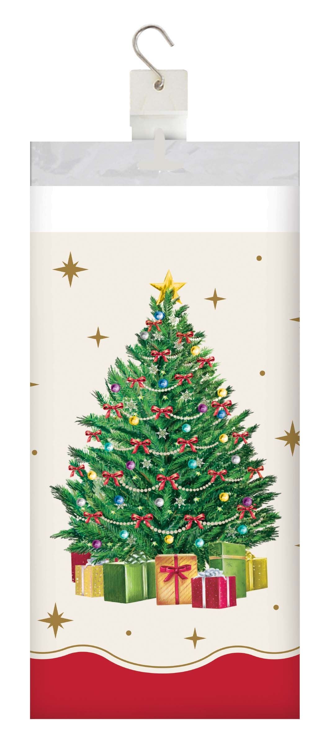 Bulk Sparkling Spruce Plastic Tablecovers 54" x 96" (12 per Case)