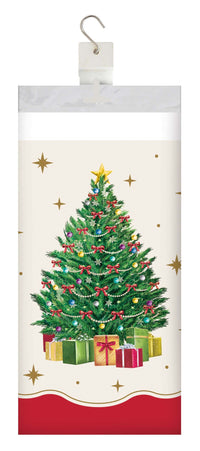 Bulk Sparkling Spruce Plastic Tablecovers 54