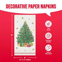 Bulk Sparkling Spruce Guest Towels 7.75