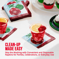 Bulk Holiday Glimmer Beverage Napkins 5