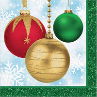 Holiday Glimmer Luncheon Napkins 6.5