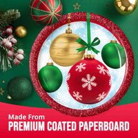 Bulk Holiday Glimmer Dinner Plates 9