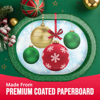 Bulk Holiday Glimmer Oval Platters 12