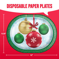 Bulk Holiday Glimmer Oval Platters 12