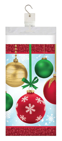 Bulk Holiday Glimmer Plastic Tablecovers 54