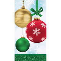 Holiday Glimmer Guest Towels 7.75