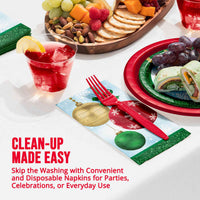 Bulk Holiday Glimmer Guest Towels 7.75