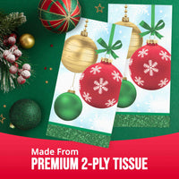 Bulk Holiday Glimmer Guest Towels 7.75