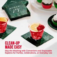 Bulk Winter Woods Beverage Napkins 5