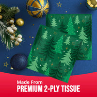 Bulk Winter Woods Luncheon Napkins 6.5