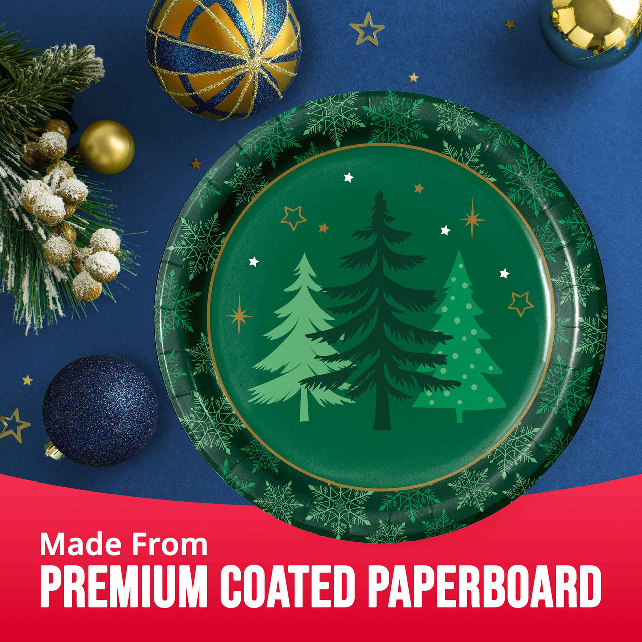 Bulk Winter Woods Luncheon Plates 7" (96 per Case)