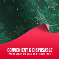 Bulk Winter Woods Plastic Tablecovers 54