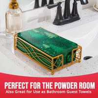 Bulk Winter Woods Guest Towels 7.75