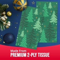Bulk Winter Woods Guest Towels 7.75