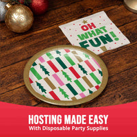 Bulk Holiday Hues Oh What Fun Beverage Napkins 5