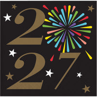 New Years Radiance 2027 Beverage Napkins 5