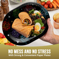 Bulk New Years Radiance Oval Platters 12