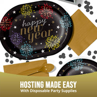 Bulk New Years Radiance Oval Platters 12
