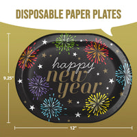 Bulk New Years Radiance Oval Platters 12