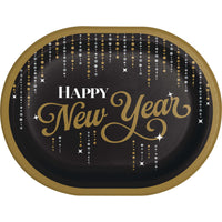 Dazzling Midnight Oval Platters 12