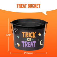 Bulk Halloween Decor Party Buckets (12 per Case)
