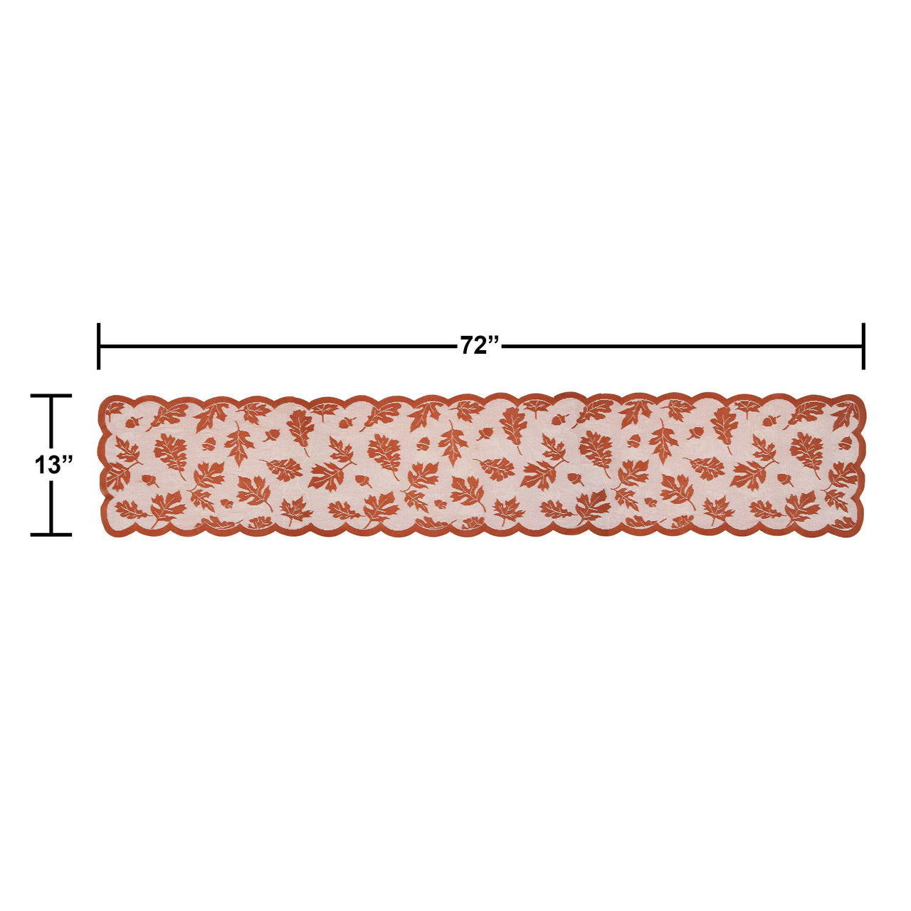 Bulk Thanksgiving Decor Fall Table Runners 13" x 72" (12 per Case)