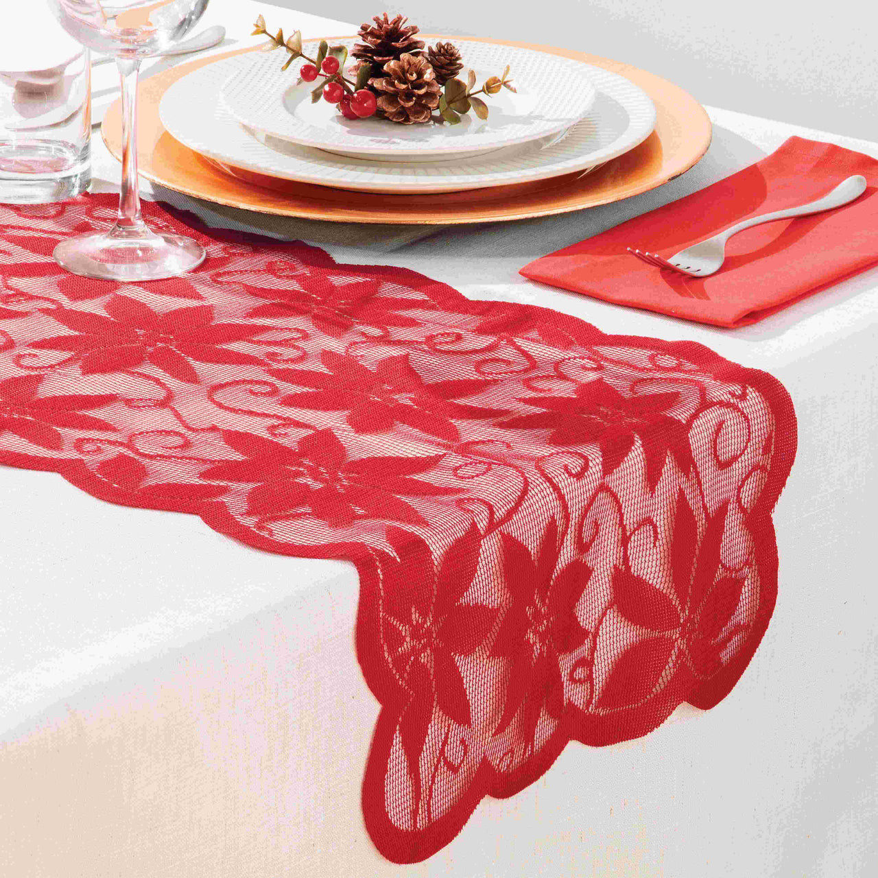 Bulk Christmas Decor Table Runners 13" x 72" (12 per Case)