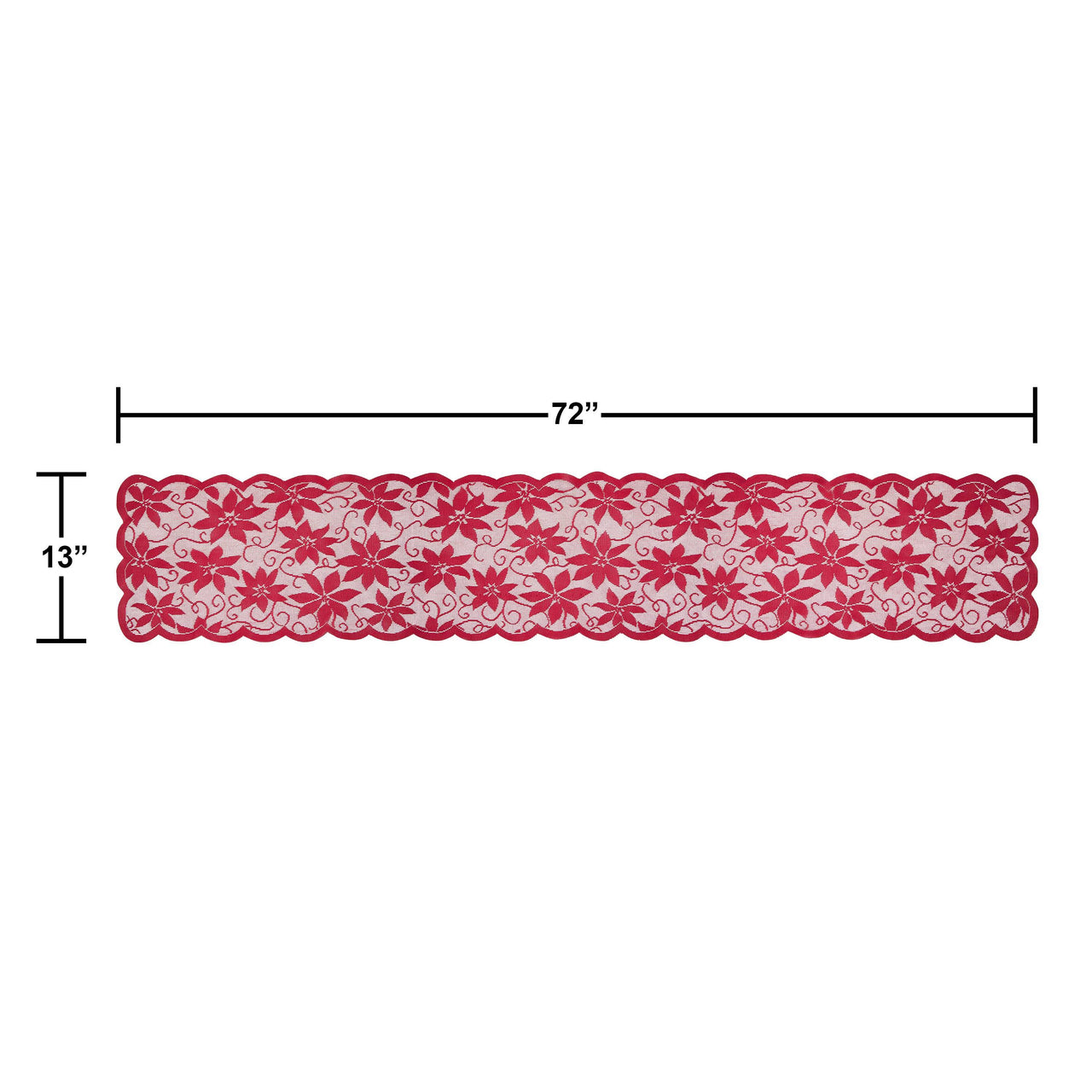 Bulk Christmas Decor Table Runners 13" x 72" (12 per Case)