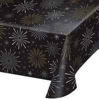 New Years Decor Plastic Tablecovers 54