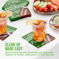 Bulk Fan Zone Lets Kickoff Beverage Napkins 5