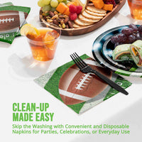 Bulk Fan Zone Luncheon Napkins 6.5
