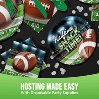 Bulk Fan Zone Halftime Is Snack Time Luncheon Plates 7