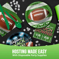 Bulk Fan Zone Football Luncheon Plates 7