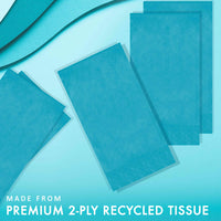 Bulk Bermuda Blue Guest Towels 7.75