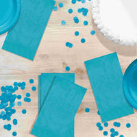 Bulk Bermuda Blue Guest Towels 7.75