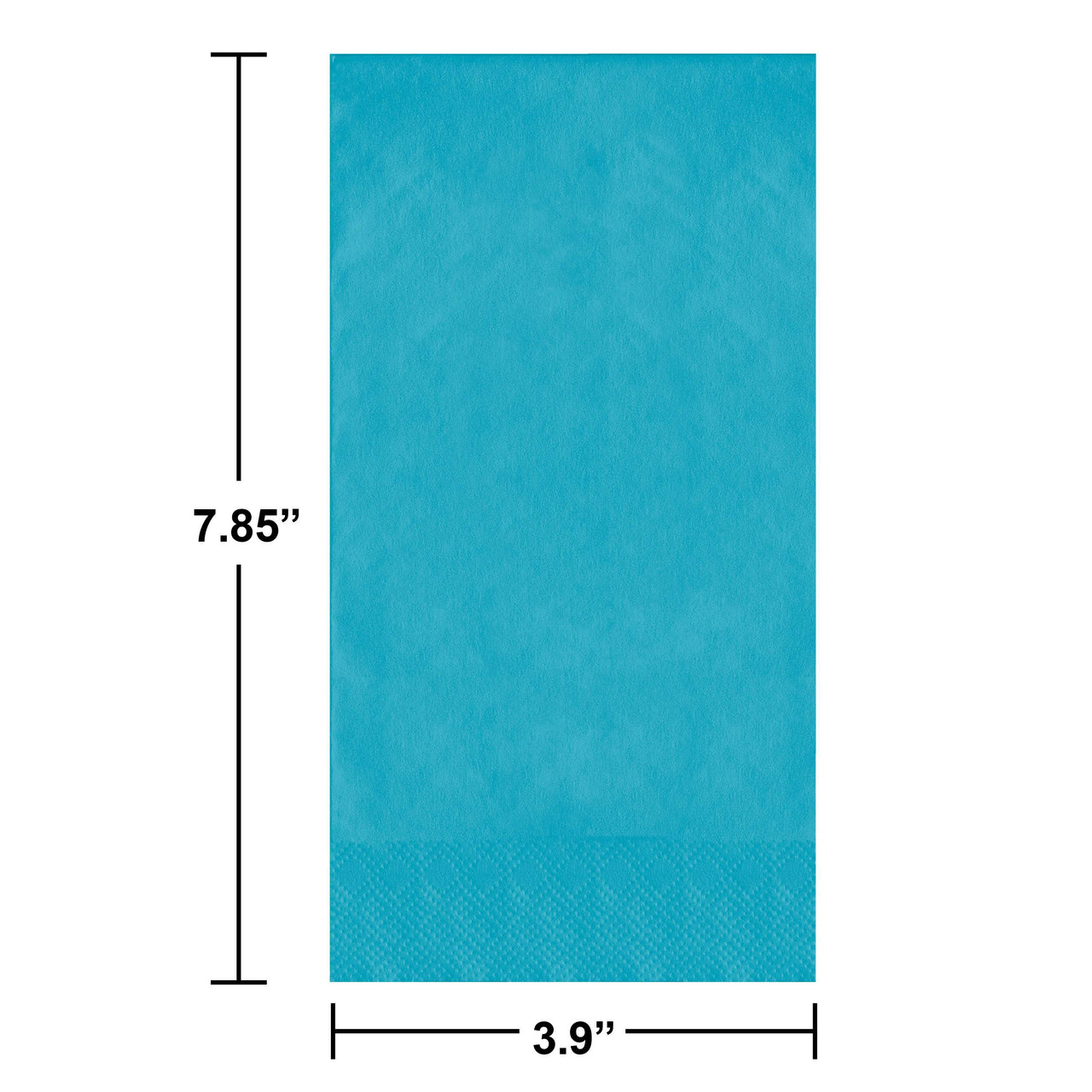 Bulk Bermuda Blue Guest Towels 7.75" x 4.5" (600 per Case)