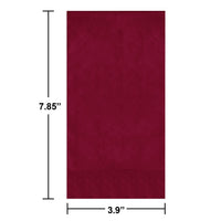 Bulk Burgundy Guest Towels 7.75