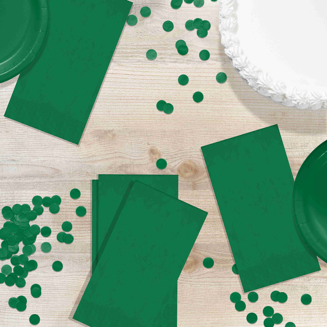 Bulk Emerald Green Guest Towels 7.75" x 4.5" (600 per Case)