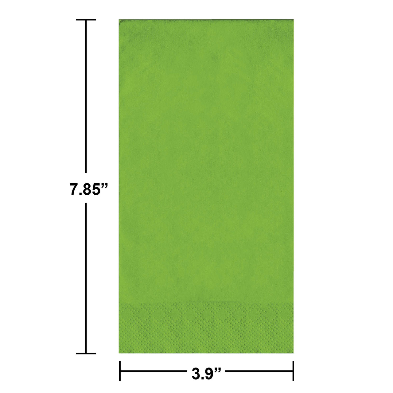 Bulk Fresh Lime Guest Towels 7.75" x 4.5" (600 per Case)