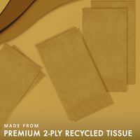 Bulk Glittering Gold Guest Towels 7.75
