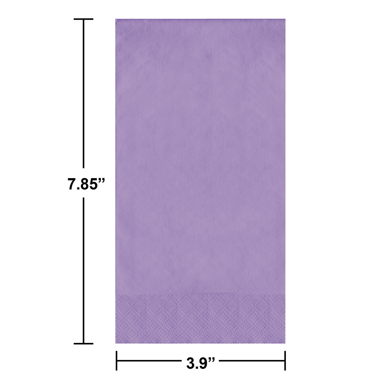 Bulk Luscious Lavender Guest Towels 7.75" x 4.5" (600 per Case)