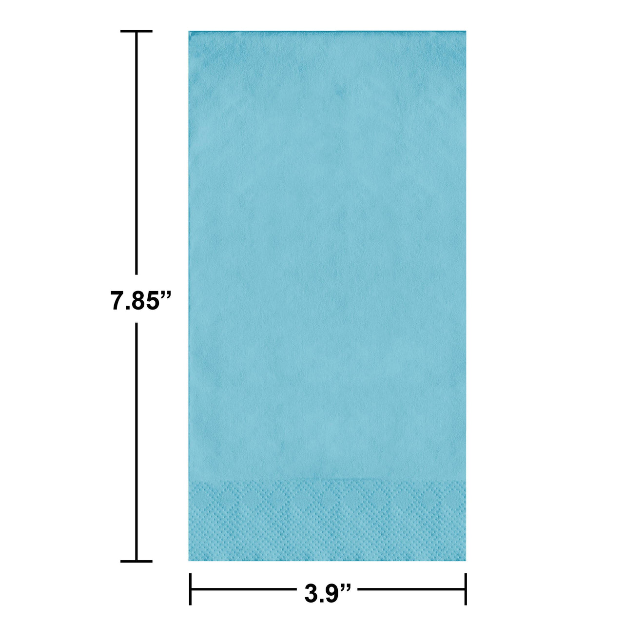 Bulk Pastel Blue Guest Towels 7.75" x 4.5" (600 per Case)