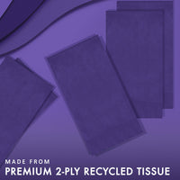 Bulk Purple Guest Towels 7.75