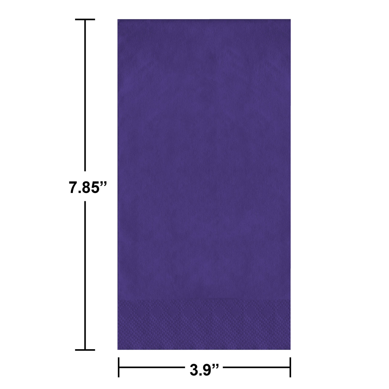 Bulk Purple Guest Towels 7.75" x 4.5" (600 per Case)