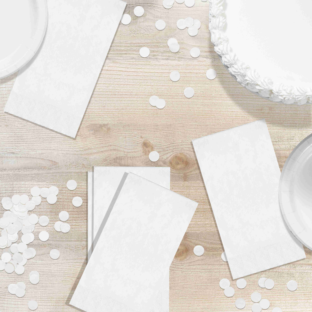 Bulk White Guest Towels 7.75" x 4.5", 50 ct (600 per Case)