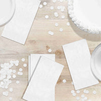 Bulk White Guest Towels 7.75