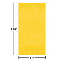 Bulk School Bus Yellow Guest Towels 7.75